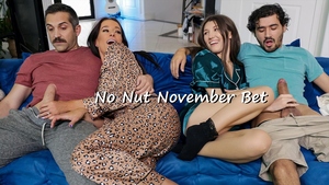 Poster of [FamilyStrokes]  Sofie Marie and Maya Woulfe - No Nut November Bet